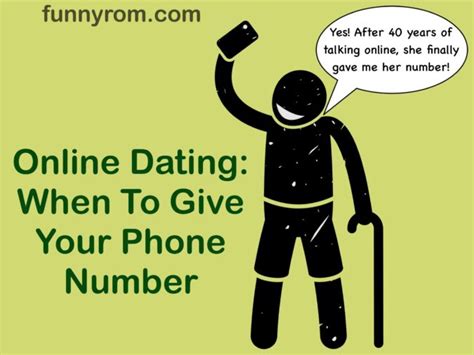 how to give your number online dating
